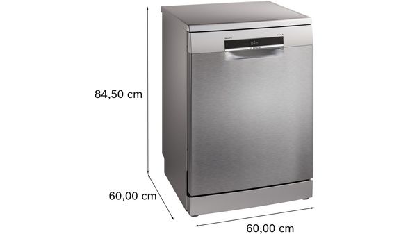 Serie 6 Lavavajillas de libre instalación 60 cm Acero cepillado antihuellas SMS6ECI15E SMS6ECI15E-5