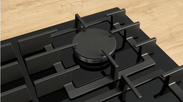 Serie 8 Placa de gas 90 cm Vidrio templado, Negro PRS9A6H40 PRS9A6H40-5