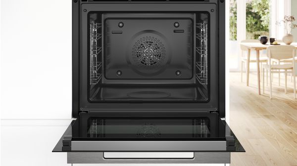 Serie 8 Inbyggnadsugn 60 x 60 cm Svart HBG7722B1S HBG7722B1S-3