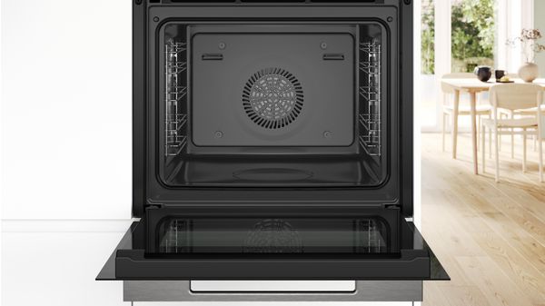 Serie 8 Einbau-Dampfbackofen 60 x 60 cm Schwarz HSG7364B1 HSG7364B1-3