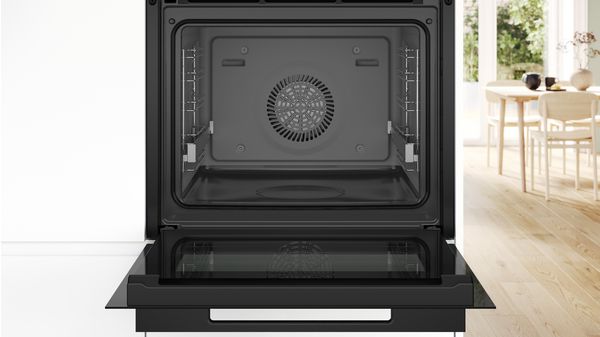 Serie 8 Einbau-Dampfbackofen 60 x 60 cm Schwarz HSG958DD1 HSG958DD1-3