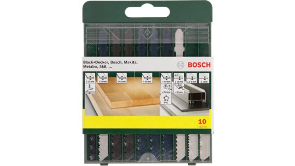 10-teilige Sägeblattbox, Holz/Metall/Kunststoff (T-Schaft)   2607019461 2607019461-3