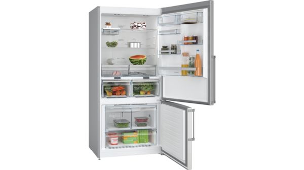 Serie 6 Frigorífico combinado de libre instalación 186 x 86 cm Acero inoxidable KGN86AIDR KGN86AIDR-2