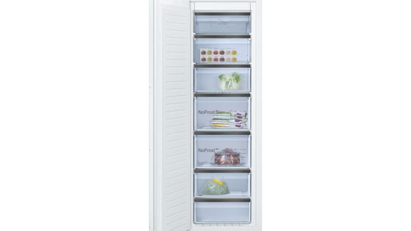 Series 8 built-in freezer 177.2 x 55.8 cm soft close flat hinge GIN81HD31I GIN81HD31I-5
