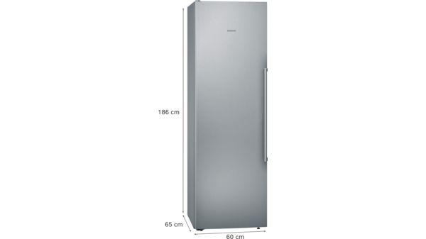iQ700 Kylskåp 186 x 60 cm Borstat stål med antiFingerprint KS36FPIDP KS36FPIDP-4