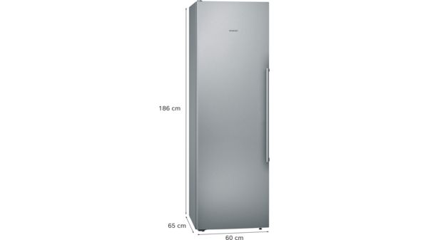 iQ500 Kylskåp 186 x 60 cm Rostfritt stål KS36VAIDP KS36VAIDP-7