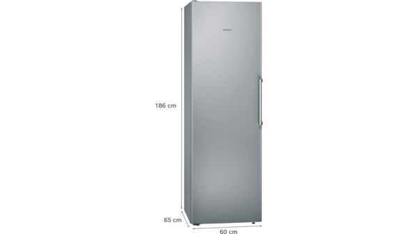 B-vara -iQ300 Kylskåp 186 x 60 cm Rostfritt stål KS36VFIEV-B KS36VFIEV-B-7