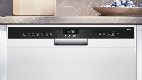 B-vara -iQ300 Underbyggd diskmaskin 60 cm Vit SN43HW03TEB SN43HW03TEB-3