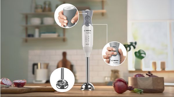 Batidora de mano ErgoMixx 600 W Blanco,  MSM66120 MSM66120-6