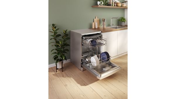 Serie 4 Lavavajillas de libre instalación 60 cm Acero cepillado antihuellas SMS4EMI06E SMS4EMI06E-13