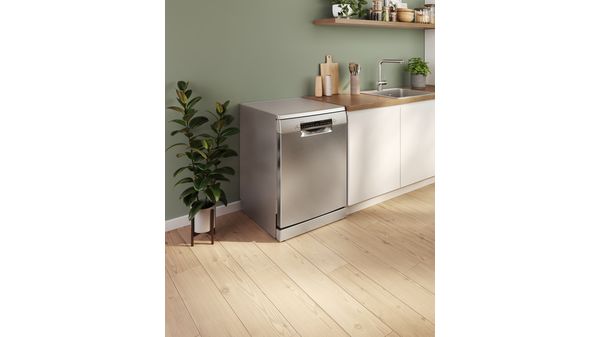 Serie 4 Lavavajillas de libre instalación 60 cm Acero cepillado antihuellas SMS4EMI06E SMS4EMI06E-6