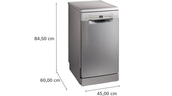 Serie 2 Lavavajillas de libre instalación 45 cm Acero cepillado antihuellas SPS2HKI55E SPS2HKI55E-5