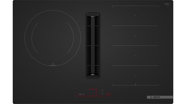 Serie 6 Placa de inducción con extractor integrado 80 cm Negro mate, sin perfiles PXJ81AH21E PXJ81AH21E-1
