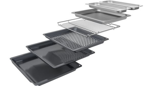 iQ700 Inbyggnadsugn med fullSteam 60 x 60 cm Svart HS736G3B1 HS736G3B1-7