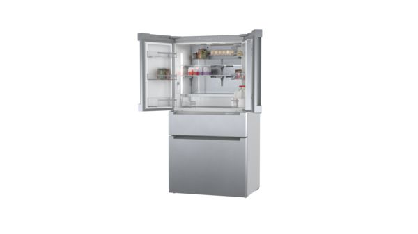 800 Series French Door Bottom Mount Refrigerator 36'' Brushed steel anti-fingerprint B36CL80ENS B36CL80ENS-8