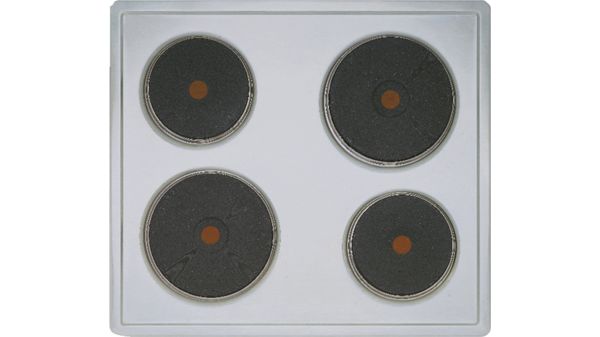 Serie | 4 Elektro Kochplatten 60 cm Edelstahl, Kochfeld Herd gesteuert NCM615L01C NCM615L01C-1