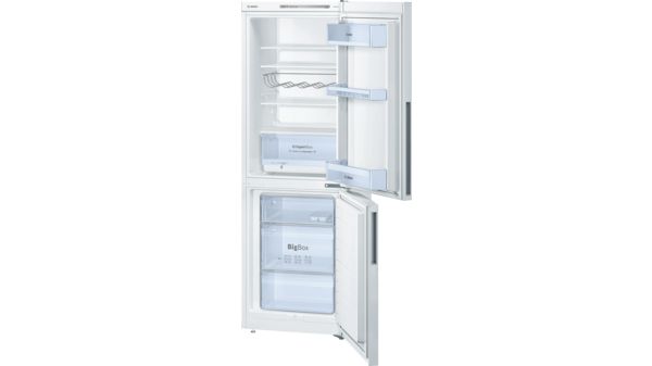 Serie | 4 Free-standing fridge-freezer with freezer at bottom KGV33VW31G KGV33VW31G-1