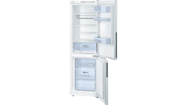 Serie | 4 Free-standing fridge-freezer with freezer at bottom KGV36VW31G KGV36VW31G-1