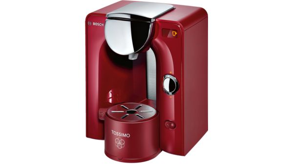 TASSIMO Machine à café multi-boissons tout automatique - T55 Brilliant Red TAS5546CH TAS5546CH-1
