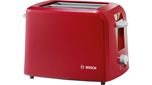 Bosch 2 Slice Toaster 980 W Color Red Model-TAT3A014GB