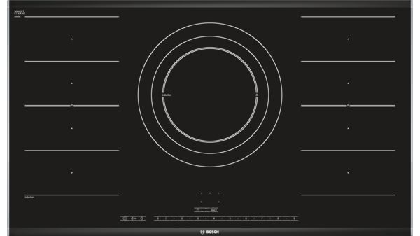 Serie | 8 Vitrokeramische kookplaat - inductie - 90 cm PIZ975N17E PIZ975N17E-1