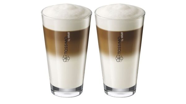 Accesorios para café Juego de 2 vasos Latte Macchiato de Tassimo by WMF 00572052 00572052-1