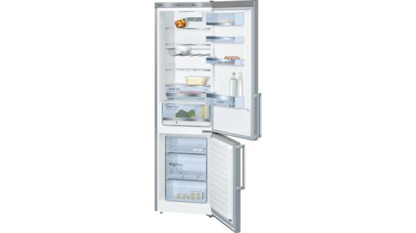 Serie | 6 voľne stojaca chladnička s mrazničkou dole inox look KGE39AL42 KGE39AL42-1