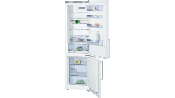 Serie | 6 free-standing fridge-freezer with freezer at bottom Blanc KGE39AW42 KGE39AW42-1