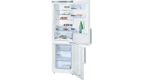 Serie | 6 voľne stojaca chladnička s mrazničkou dole biela, 60 cm KGE36BW40 KGE36BW40-1