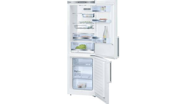 Serie | 6 free-standing fridge-freezer with freezer at bottom White KGE36BW41G KGE36BW41G-1