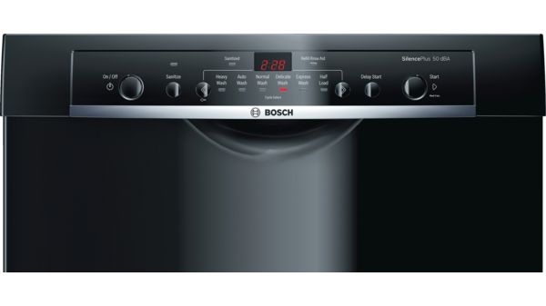 bosch dishwasher front control panel