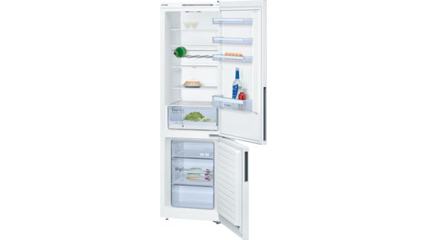 Serie | 4 Szabadonálló, alulfagyasztós hűtő-fagyasztó kombináció 201 x 60 cm Fehér KGV39VW31 KGV39VW31-2