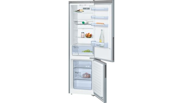 Serie | 4 Samostojeći hladnjak sa zamrzivačem na dnu 201 x 60 cm Izgled nehrđajućeg čelika KGV39VL31S KGV39VL31S-2