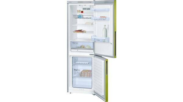 Serie | 4 Free-standing fridge-freezer with freezer at bottom 186 x 60 cm green KGV36VH32S KGV36VH32S-2