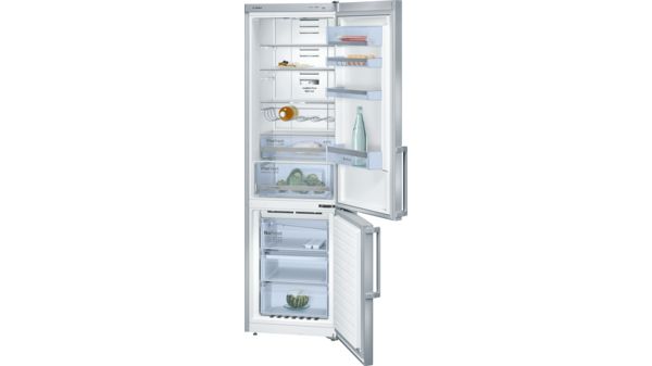 Serie | 6 Samostojeći hladnjak sa zamrzivačem na dnu 60 cm, Nehrđajući čelik (s premazom protiv otisaka prstiju) KGN39XI42 KGN39XI42-1