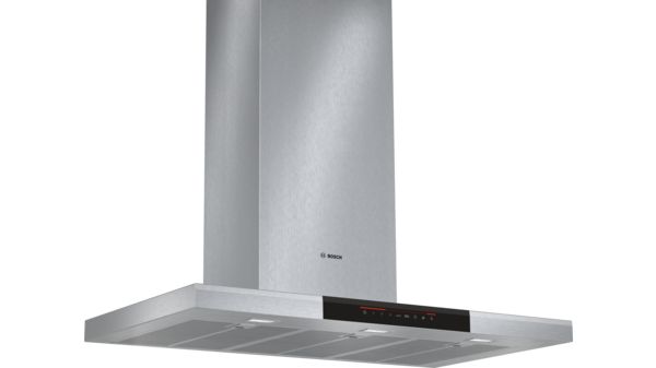 Bosch Wall Mount Chimney Hood 90 cm Silver DWB098J50B