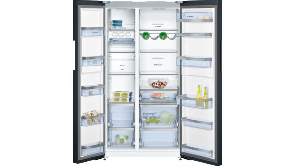 Serie | 8 Side-by-side fridge-freezer 175.6 x 91.2 cm Black KAN92LB35G KAN92LB35G-2