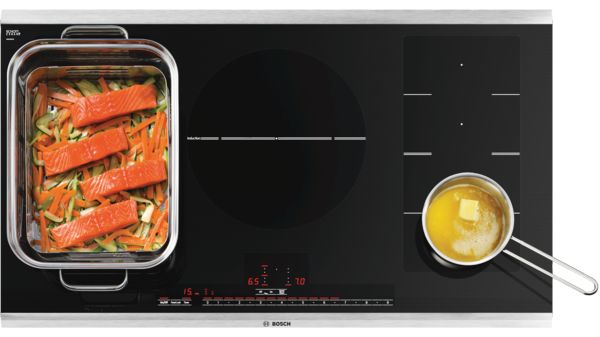 Series 8 Induction Cooktop Black, surface mount with frame NITP666SUC NITP666SUC-3