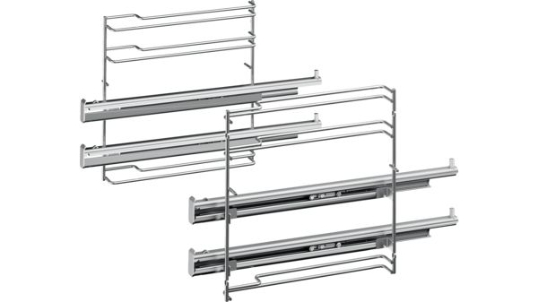Full extension rails, 2-level Stainless steel HEZ638270 HEZ638270-1