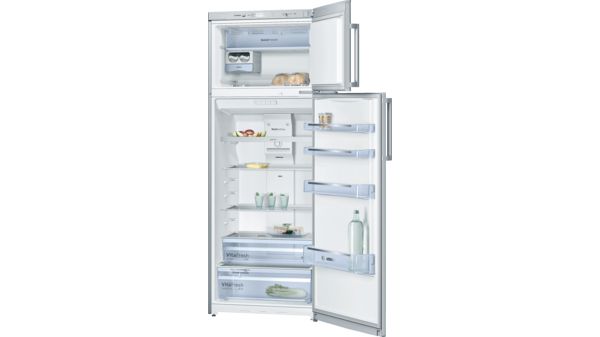 Serie | 4 Free-standing fridge-freezer with freezer at top Inox-look KDN46VL20T KDN46VL20T-1