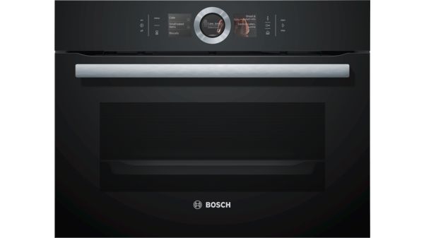 Serie | 8 Compacte oven met stoom Zwart CSG656RB1 CSG656RB1-1