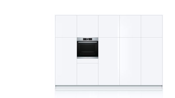 Series 8 built-in oven 60 x 60 cm Stainless steel HBG633BS1 HBG633BS1-6