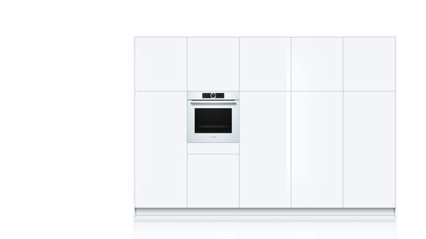 Series 8 Built-in oven 60 x 60 cm White HBG675BW1 HBG675BW1-5