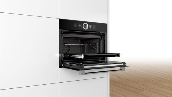 Serie | 8 Compacte oven met stoom zwart CSG656RB6 CSG656RB6-3