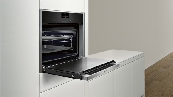 N 90 Kompakt ångugn 60 x 45 cm Rostfritt stål C17FS42N0 C17FS42N0-6