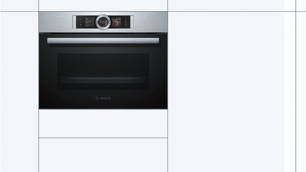 Serie | 8 Built-in compact oven with steam function Stainless steel CSG656RS1A CSG656RS1A-4