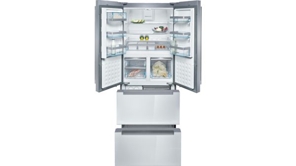 Serie | 8 combiné réfrigérateur-surgélateur pose libre French Door 191.1 x 75.2 cm Blanc KMF40SW20 KMF40SW20-4