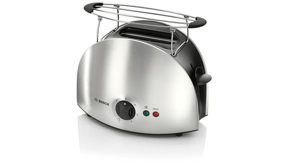 Primary colour: stainless steel, Secondary colour: black Stainless steel Compact toaster 2/2 electronic private collection TAT6901GB TAT6901GB-8