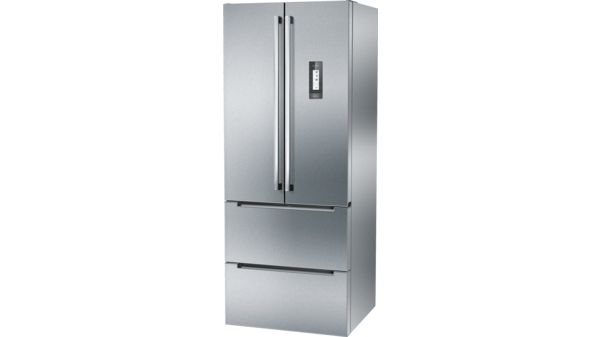 Serie | 8 French Door Bottom freezer, 3 doors 191.1 x 75.2 cm Stål med EasyClean KMF40AI20 KMF40AI20-1