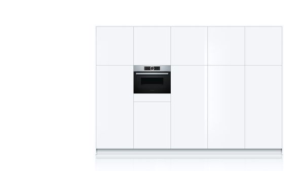 Series 8 Built-in compact oven with microwave function 60 x 45 cm Stainless steel CMG633BS1B CMG633BS1B-5